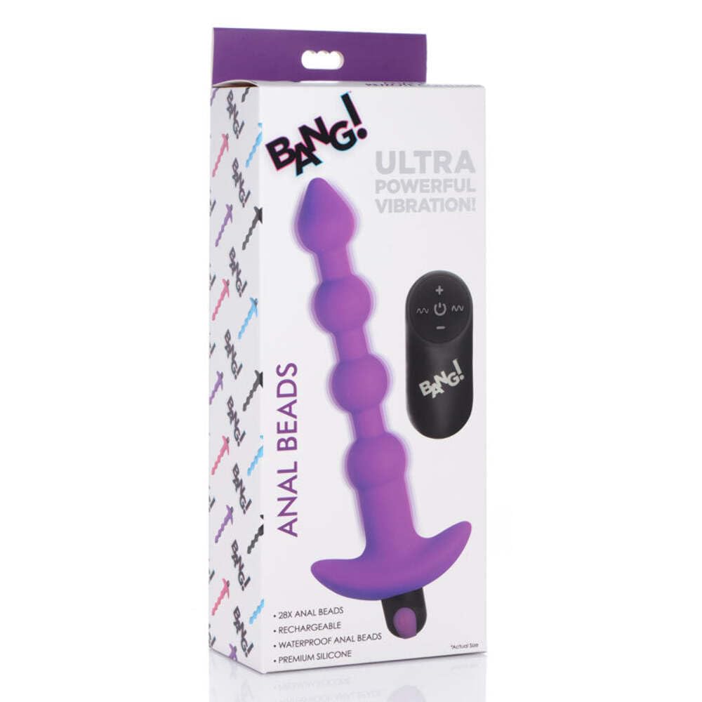 Amazon.com: Remote Control Vibrating Silicone Anal Beads - Purple : Health  & Household