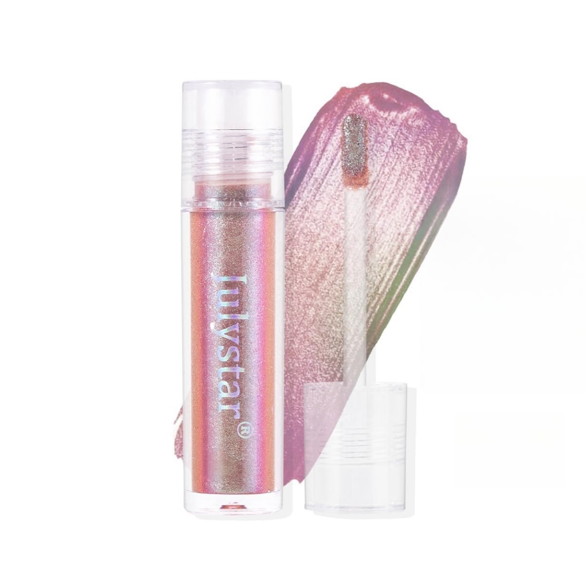 AWDSLUYLiquid Glitter Eyeshadow, Metallic Eyeshadows, Liquid Shimmer Sparkle Glow Light Colors for Makeup, Gentle, Long-lasting (03#)