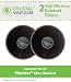 2 Hoover Elite Rewind Allergen Exhaust Filters Designed To Fit Hoover Vacuum Elite Rewind, Fusion Uprights, Compare To Hoover Exhaust Filter Part# 59157014, Designed & Engineered By Crucial Vacuum