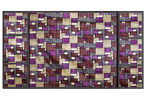 Image of Stylista Refridgerator top Cover Suitable for Samsung RT34C4522B1 /HL, 301 Liter Fridge, Dimension (WXD) 65x111 CM, Seamless Pattern Magenta