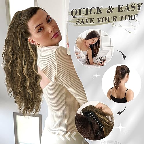 BARSDAR Claw Clip on Ponytail Extensions - Image 4