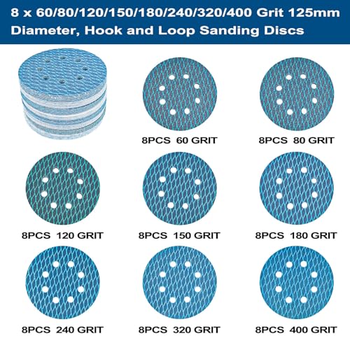 STEBRUAM 125mm Sanding Discs Pads - Image 2