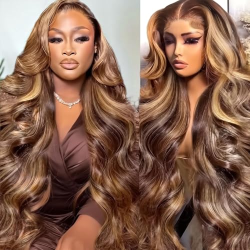 32 Inch Honey Blonde Lace Front Wig - Body Wave Style