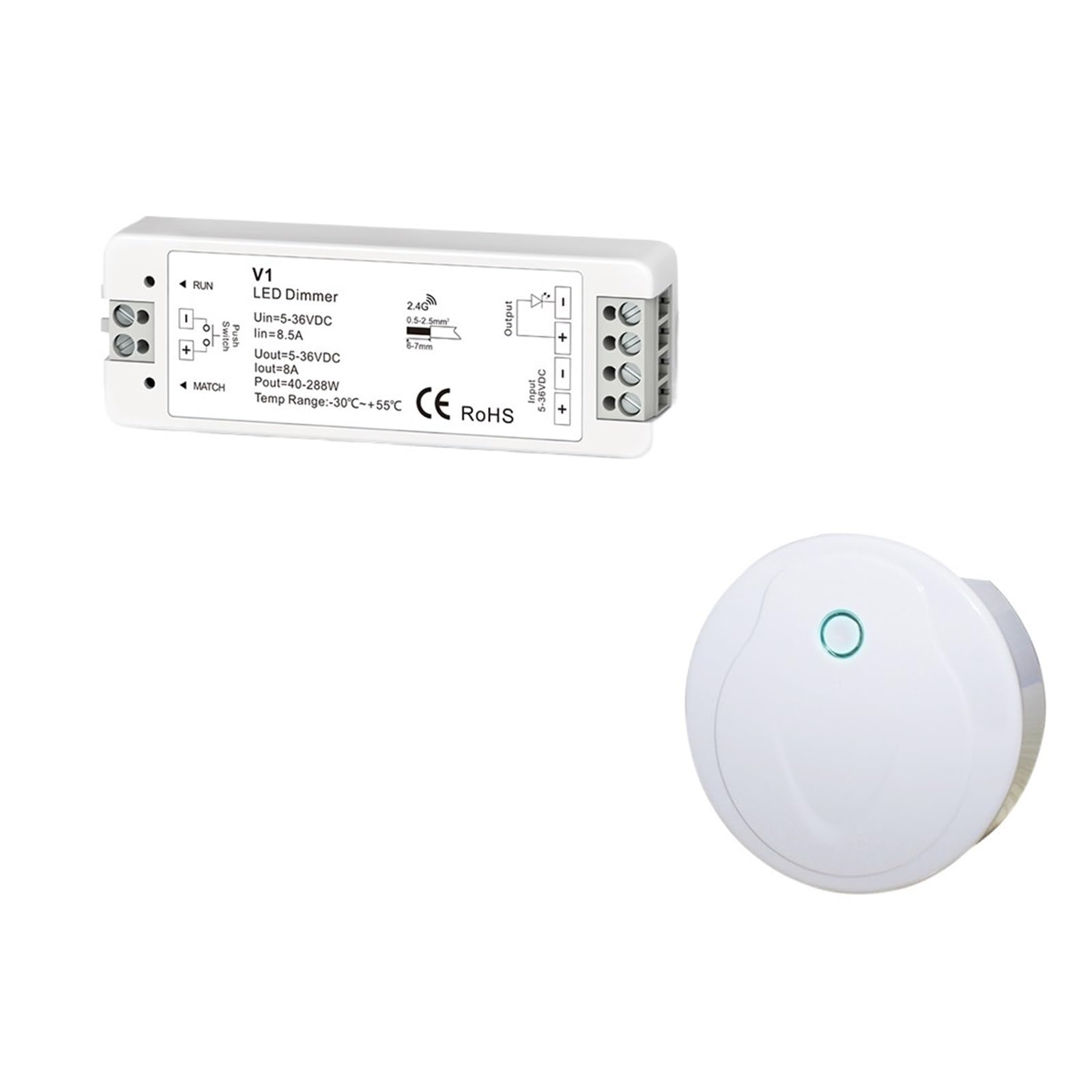 Variateur LED PWM pour maison intelligente télécommande 4 zones Model G