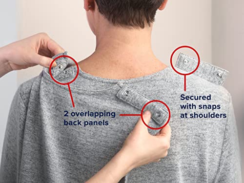 Women’s Open-Back Adaptive Long Sleeve Embellished Top - Image 7