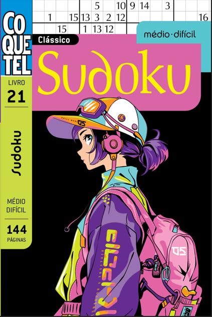 Livro Coquetel Sudoku 21: Níveis médio e difícil | Amazon.com.br