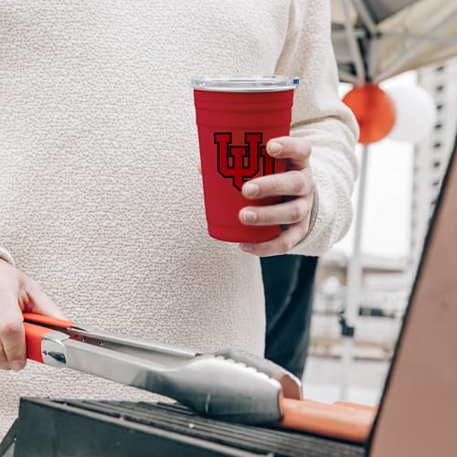 Image of Logo Brands NCAA 22 oz Stainless Steel Tailgate Cup -Double Wall Vacuum-Sealed Durable For Hot & Cold Drinks, Perfect for Gameday & Tailgating