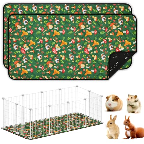 Tapis de cage cochon d'inde absorbant 70x140 alèse éducateur lavable lapin chat - 9