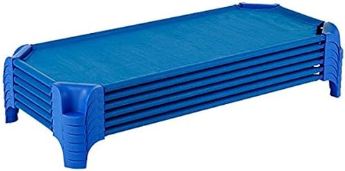 Sprogs Cunas de guardería apilables de tamaño estándar resistentes para niños y niños pequeños, cunas de preescolar para apilamiento en el aula para