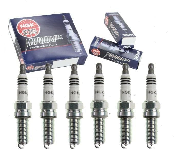 Pack of 6 NGK Iridium IX Spark Plug Replacement For Dodge Jeep Chrysler 2011 2012 2013 2014 2015 2016 2017 2018 2019 2020 Journey Durango Grand Caravan Wrangler Charger 3.6 3.2 V6