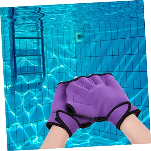 Sosoport 4 Pares Luvas De Auxílio À Natação Luvas De Natação De Náilon Luvas De Treino Para Homens R