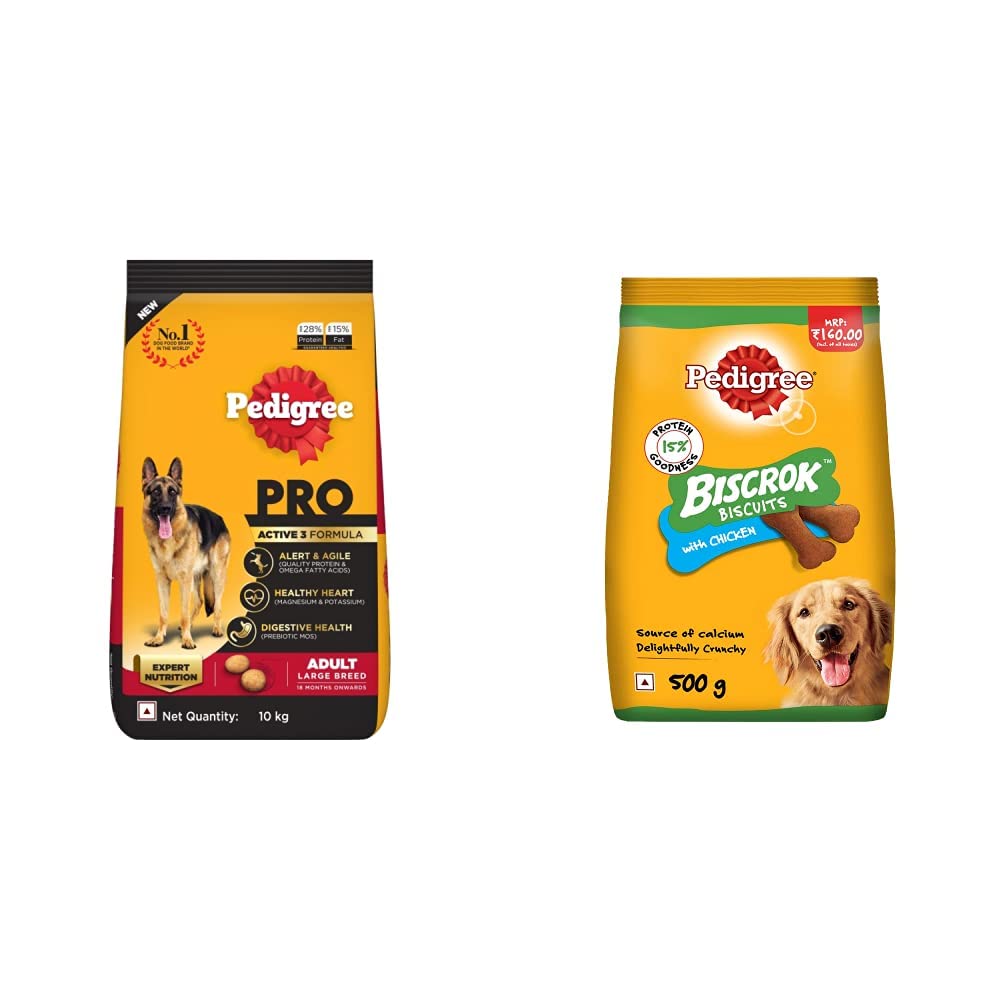 See full amazon price history chart for Pedigree PRO Expert Nutrition Dry Food for Large Breed Adult Active Dogs (18 Months Onwards), 10kg Pack&Pedigree Biscrok Biscuit Treats for Dogs (Above 4 Months), Chicken Flavour, 500g Pack Pedigree PRO Expert Nutrition Dry Food for Large Breed Adult Active Dogs (18 Months Onwards), 10kg Pack&Pedigree Biscrok Biscuit Treats for Dogs (Above 4 Months), Chicken Flavour, 500g Pack (B0BP5KTHCK) Amazon Price History, Amazon Price Tracker