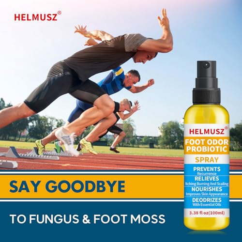 Image of HEALMUSZ Athletes Foot Treatment, Natural Herbal Athletes Foot Spray for Most Athlete's Foot and Treat Symptoms of Molting, Blisters, Itching and Odor. (2Pcs, Fresh)