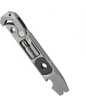 Titanium EDC pry bar, multifunctional tool, a collection of wrenches, pry bars, screwdrivers, nail drivers, bottle openers and other functions in a practical tool