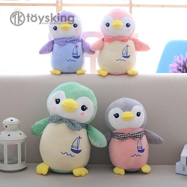 Image of Premium Soft Cuddly Penguin Plush Toy for Kids 30cm Ultra Soft, BPA Free, Non-Toxic Stuffed Animal Cute Huggable Penguin with Embroidery Birthday Gift for Boys,Girls & Babies, 1 Piece