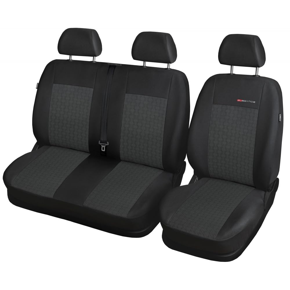 MOTOS Universal-Sitzbezüge Auto für Citroen Jumpy Autositzbezüge mit aktivem Airbag-System, dreilagigem Material und makelloser Oberfläche, die ideale Sitzauflage für stilbewusste Autofahrer