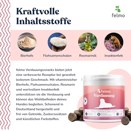 felmo Verdauungs-Snacks für Hunde (325g)