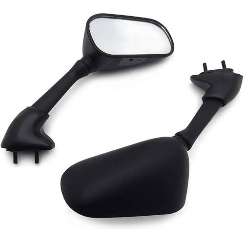 HTTMT MT058-BK Black OEM Replacement Side Mirrors Compatible with 1998 1999 2000 2001 2002 Yzfr6 Yzf-R6 YZF-R1 Yzfr1