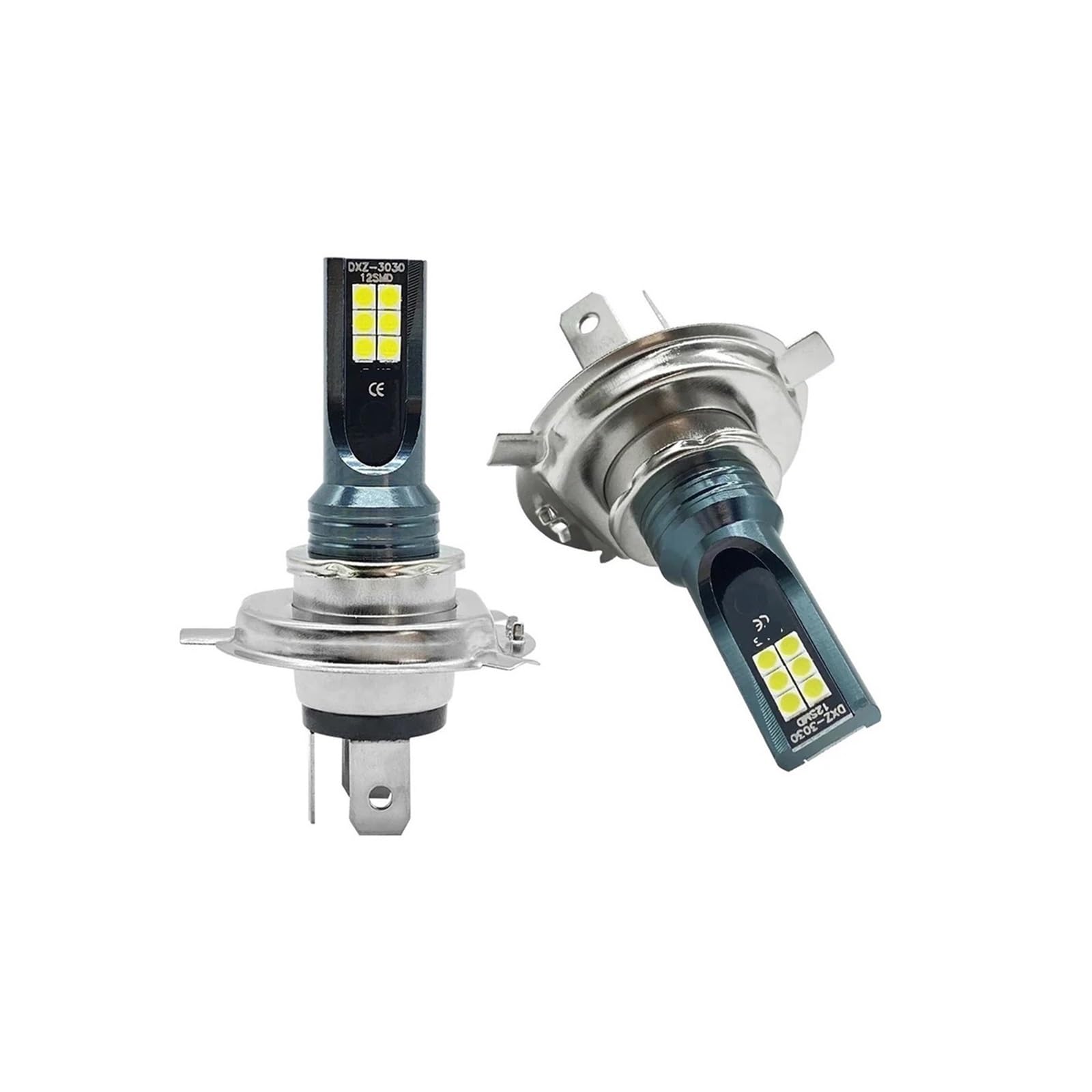 Lot de 2 ampoules LED for phares antibrouillard de voiture H4 H7 H11 H8 H9 H10 H1 H3 9005 9006 12000LM 80W 12V(6500K Cold White,H7 Extendable Hose)