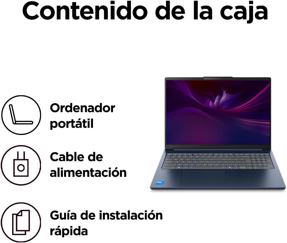 Lenovo IdeaPad Slim 5 Gen 10 – Ordenador Portátil 16″ WUXGA (Intel Core i7-13620H, Intel UHD Graphics, 32 GB RAM, 1 TB SSD, Wi-Fi 6, Windows 11 Home) Teclado QWERTY Español- Azul 11