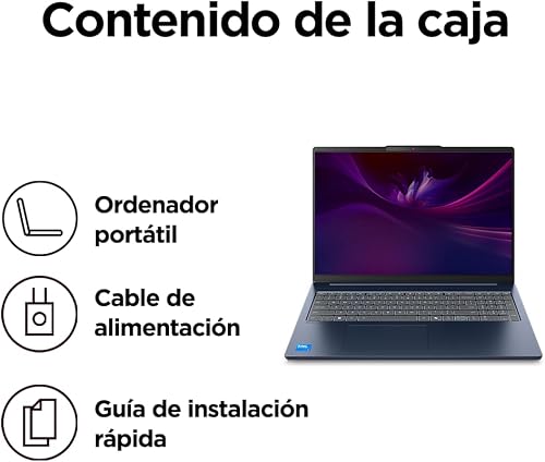 Lenovo IdeaPad Slim 5 Gen 10 - Ordenador Portátil 16" WUXGA (Intel Core i7-13620H, Intel UHD Graphics, 32 GB RAM, 1 TB SSD, Wi-Fi 6, Windows 11 Home) Teclado QWERTY Español- Azul - 7