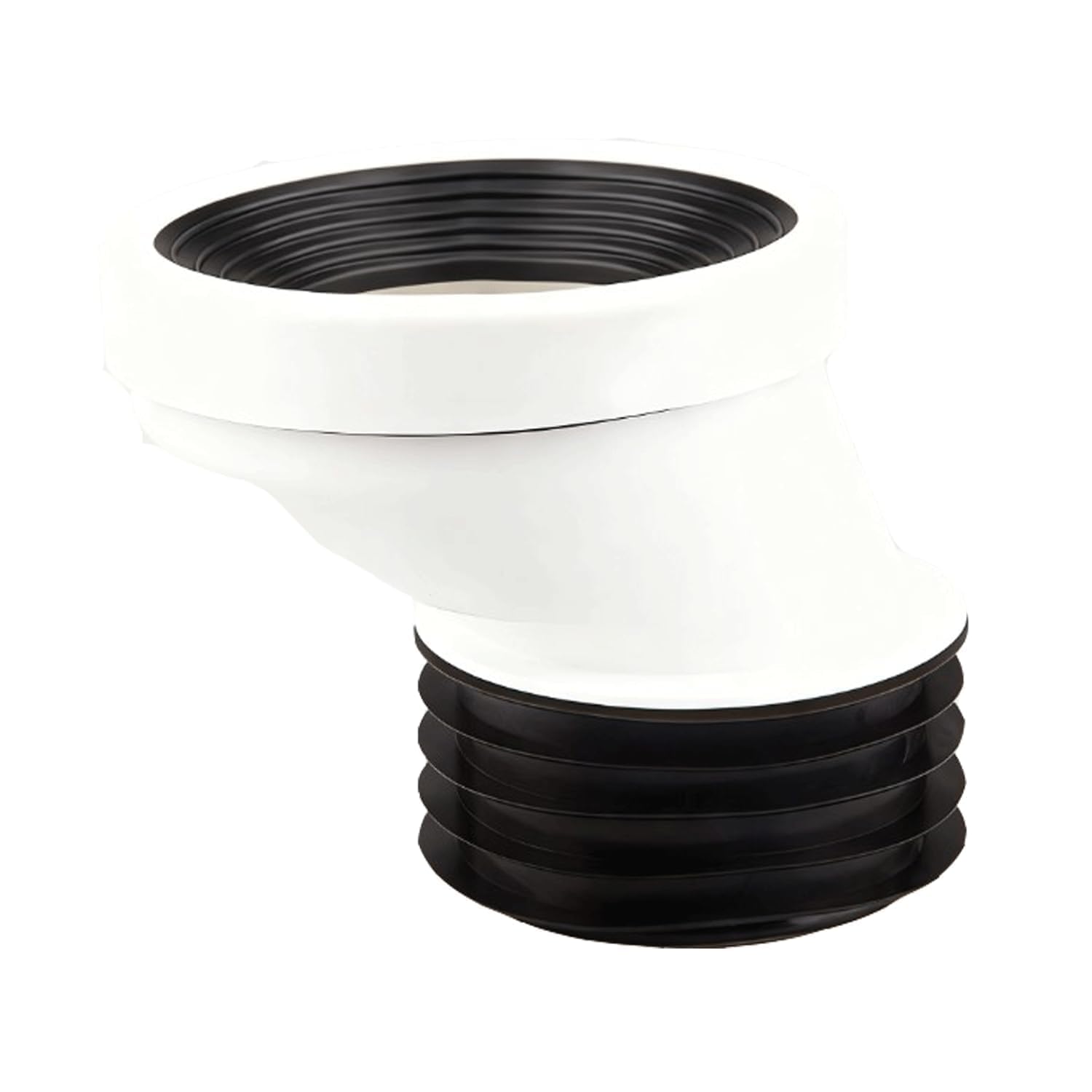 50mm Toilet Offset pan Connector, PVC Waste Pipe Connector, Offset WC Pan Connector