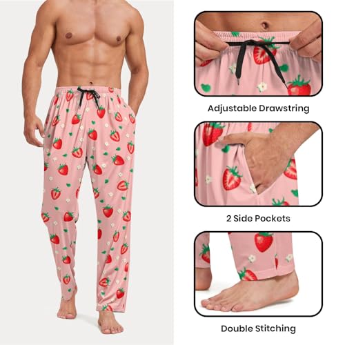 Men's Pajamas Bottoms Pajama Pants for Men Lounge Sleep Pant Pj Bottom Soft Comfy Sleepwear with Pockets4