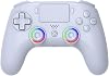 Subsonic - Wireless controller for PS4 / Playstation 4 - Bluetooth controller with LED, vibration and gaming headset jack - White [playstation_4]