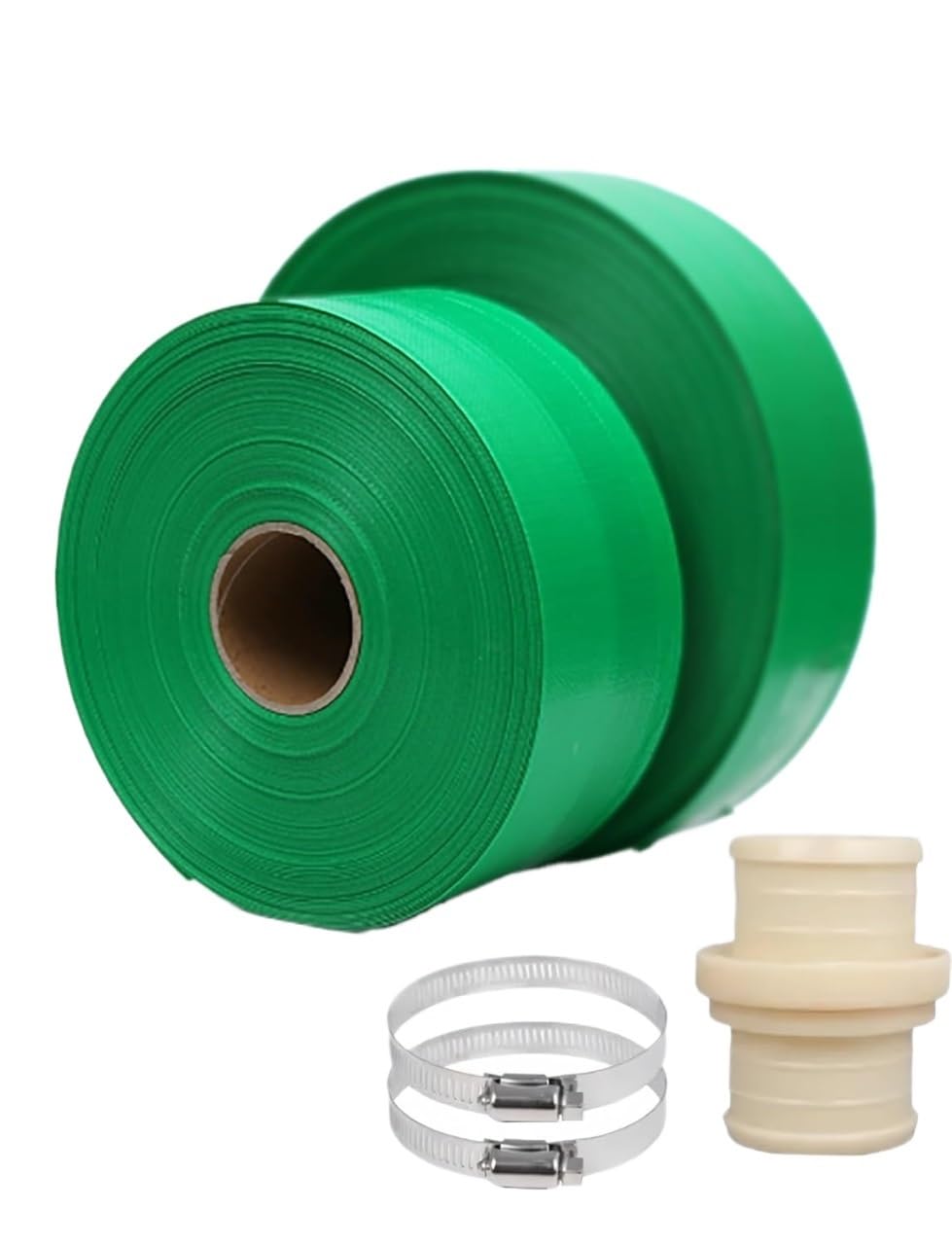 Zzsthvqwm One Color Layflat Fire Discharge Hose 33 Feet Multiple Sizes For Water Pumps Draining And Irrigation(2In)