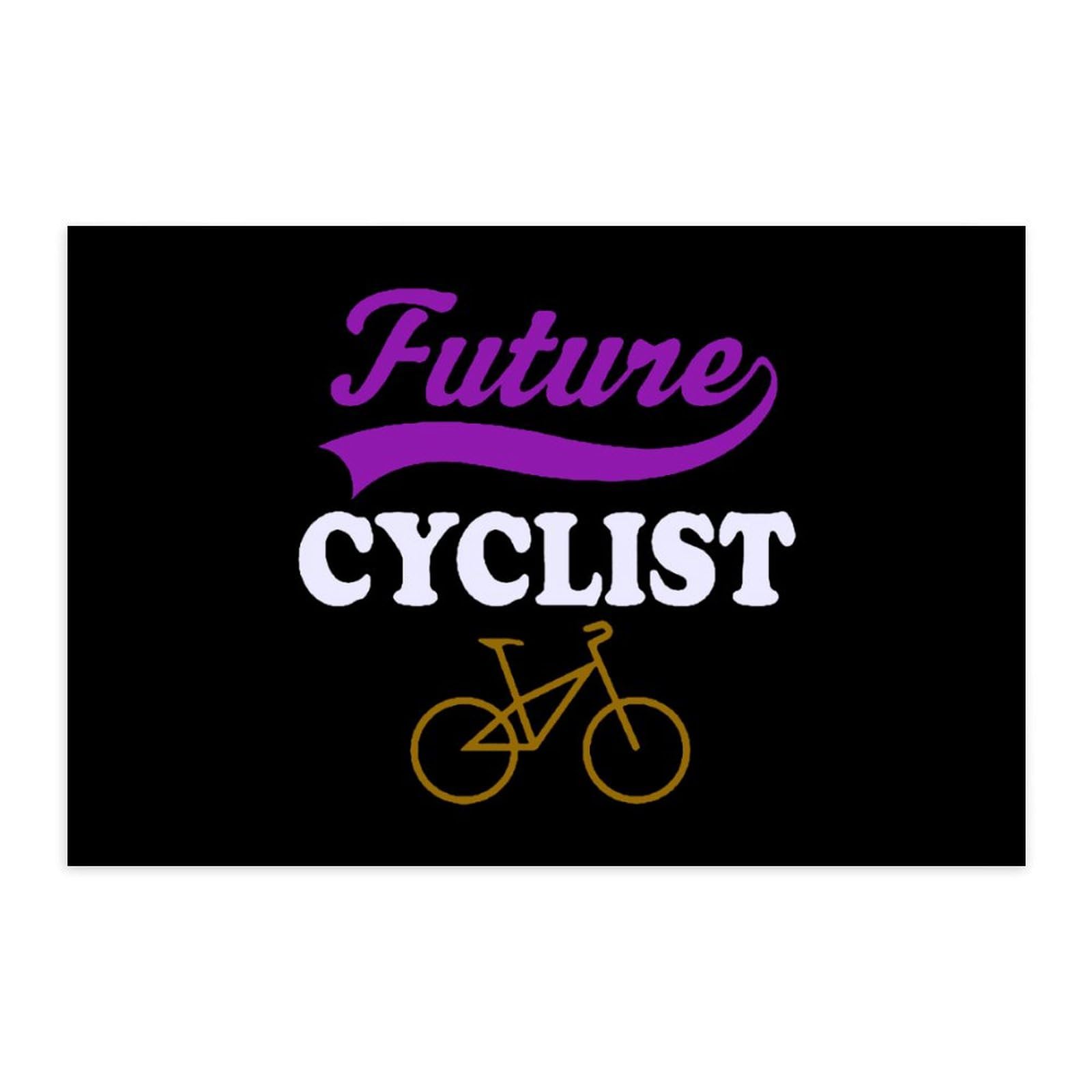 Future Cyclist Fashion Poster Letters Self Adhesive Wall Art Prints Durable and Waterproof Home Decor 40 * 60?cm?