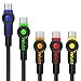 Produktbild Volutz Micro USB Kabel 5er Pack (3m, 2m, 3x1m) Nylon USB Micro Handy Schnellladekabel kompatibel für Samsung S7/S6/A6, Huawei P9 Serie/Y6p/Y5p, Sony, Huawei, Kindle, Xbox One/PS4 Controller, und mehr