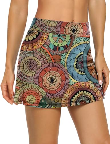 Image of LouKeith Tennis Skirts for Women Golf Athletic Activewear Skorts Mini Summer Workout Running Shorts with Pockets