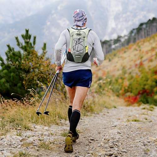 Image of Lightweight Hydration Backpack, Running Backpack with 2L Water Bladder, Hydro Water Daypack for Cycling Hiking Rave for Men Women