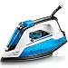 Deik Steam Iron, Vertical Steamer with Anti-Calcium System, Non-Stick Soleplate, Self-Cleaning Function, Anti-Drip, Rapid Heating, Blue