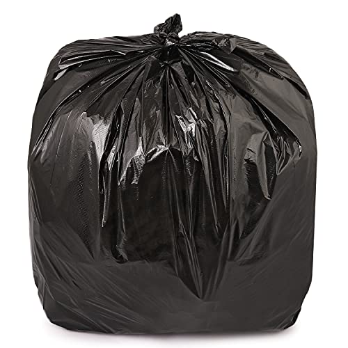 Image of VIBHU Plastic Dustbin Bag (Black,)- Pack of 50 (Medium)