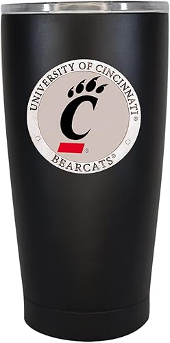 Miniatura 7 de Oregon - Vaso de 15 onzas  Negro  Vaso aislado duradero para bebidas frías y calientes  Taza térmica de viaje para café  Incrustación de metal de