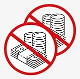 Aufkleber 2er-Set – Verbotsschilder für Innen & Außen – selbstklebend & wetterfest – z. B. Keine EC-Zahlung, Kein Essen, Keine Hunde, Videoüberwachung (verschiedene Motive wählbar) (Barzahlung)