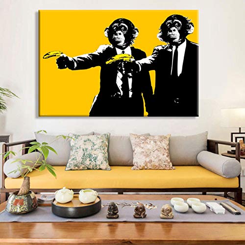 Impression sur toile fiction singes affiche d'art mural 70x100cm