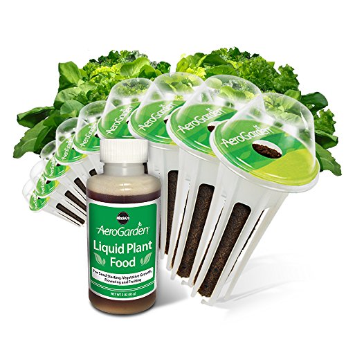 AeroGarden - Kit cápsulas semillas verduras de ensalada, 9 cápsulas