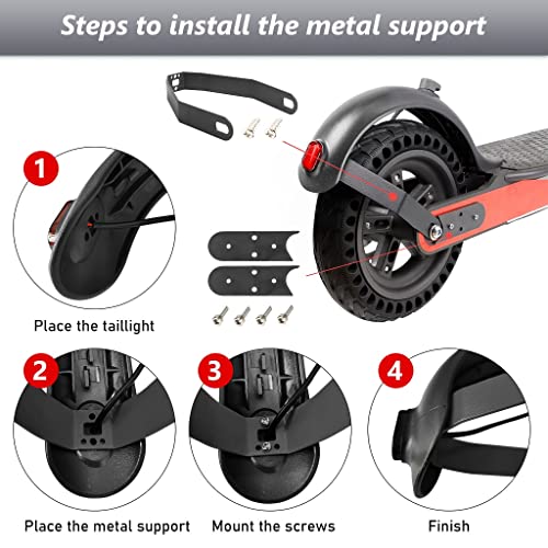 Garde-boue arrière Xiaomi M365 support métal pièce de rechange trottinette