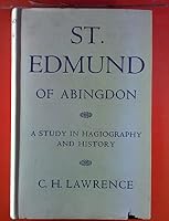 St Edmund of Abingdon a Study of Hagiogr 0198212755 Book Cover