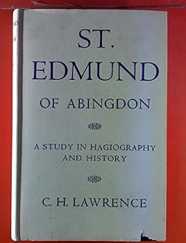 Hardcover St Edmund of Abingdon a Study of Hagiogr Book