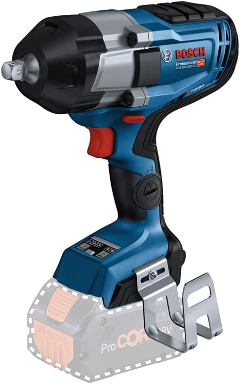 Bosch Professional cordless bolter BITURBO GDS 18V-1000 C (tightening torque 1,000 Nm, release torque 1,600 Nm, without battery or charger, in cardboard box)