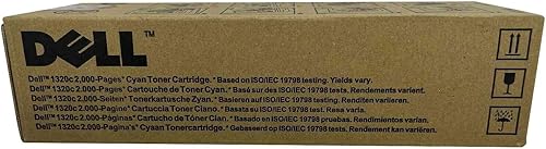 Dell KU051 CT200945 1320 Cartucho de tóner láser (Cyan) en embalaje al por menor