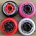 JCCHT 92A Inline Skate Wheels Outdoor Asphalt Formula Roller Hockey Blades Replacement Wheel 8 Pack 72mm 76mm 80mm,Black,80mm