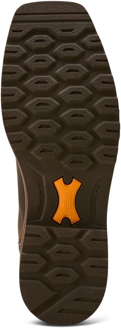 Ariat Men's Activator Waterproof Steel Toe Work Boot, Dark Brown/Green, 9.5 - Image 7