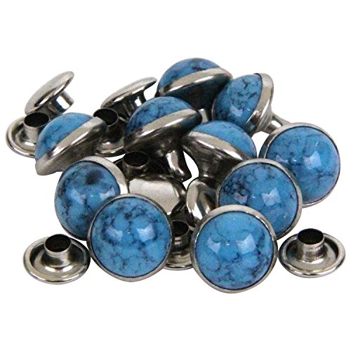 協進エル 附属金具 リベット ターコイズ 10mm 10コ入 1170433 70433