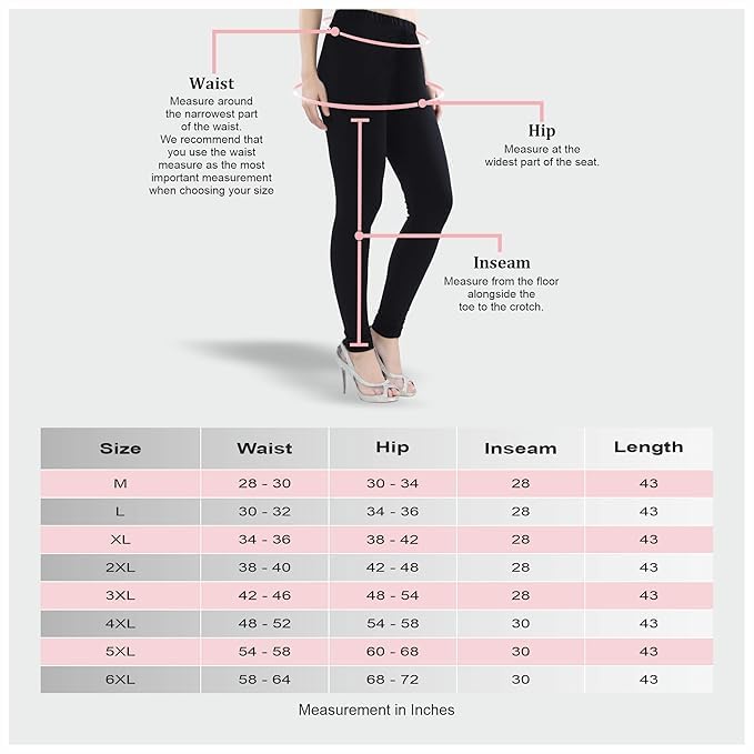 Image of Leggings for Women's and Girls, Churidar Laggings Full Length Lycra Stretchable Black