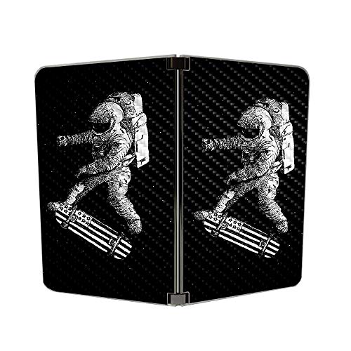 Image of MIGHTY SKINS MightySkins Carbon Fiber Skin for Microsoft Surface Duo - Space Kickflip | Protective, Durable Textured Carbon Fiber Finish | Easy to Apply | Made in The USA