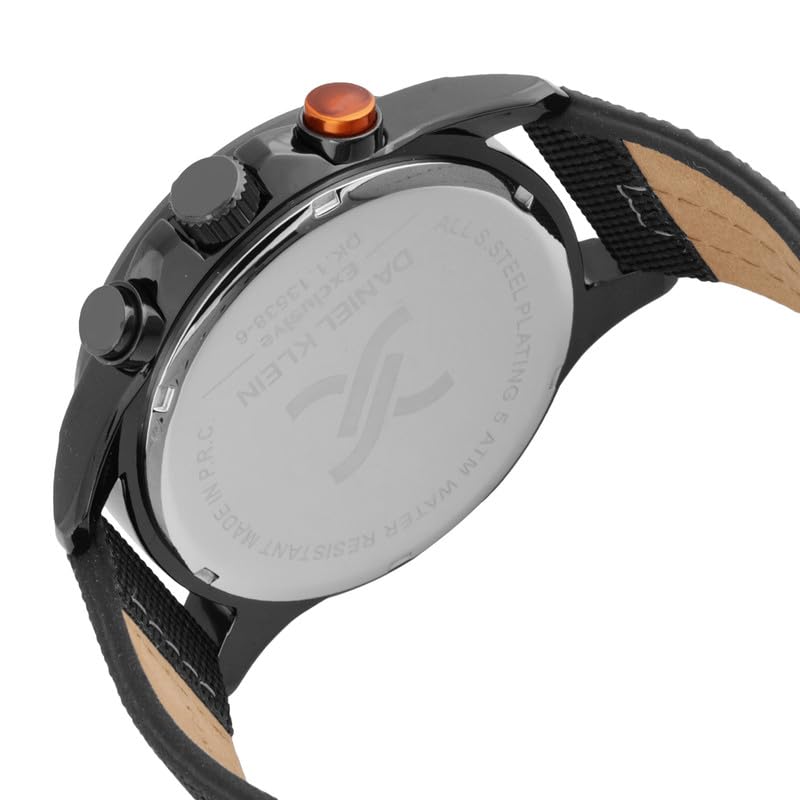 DANIEL KLEIN Analogue Black Dial Men's Watch-DK.1.13538-6 - Image 4